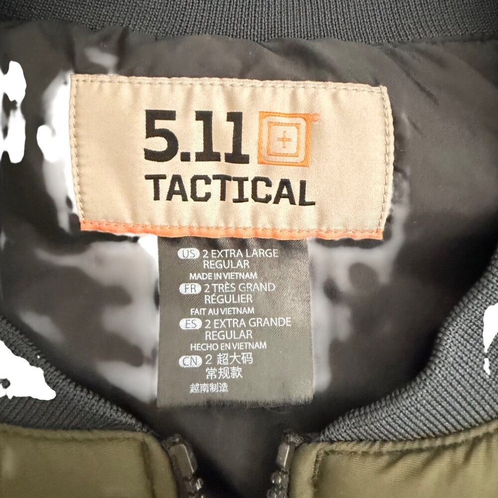 5.11 Tactical Patrol Fleece Jacket Liner - Green - 2XL (48027-890) - Picture 4 of 8